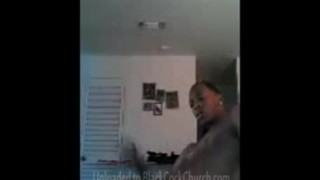 Giant Black Monster Jerking