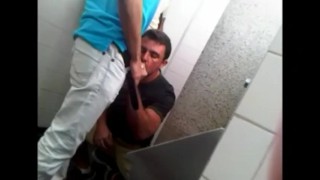Cute Guy Blown in Bathroom