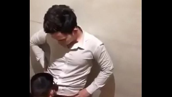 Blowjob in the Public Toilet