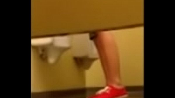 white trash faggot sucks dick in bathroom stall