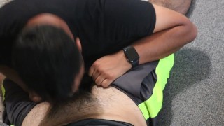 Getting my throat destroyed by this hot hung daddy! ( OF & JFF : Avexslutt)
