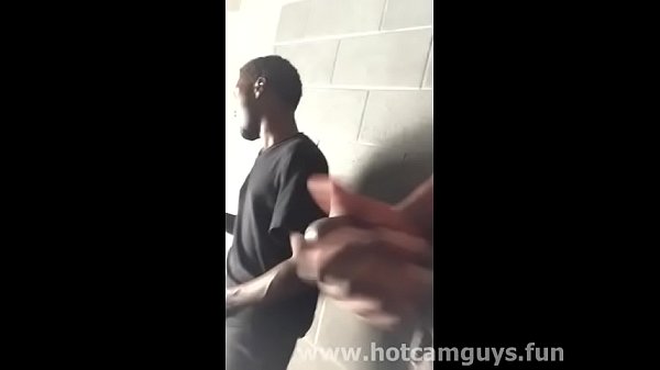 Staircase Blowjob and Jerk Off Threesome
